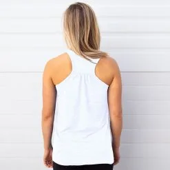 Flowy Racerback Tank Top - She Believed 10 Flowy Racerback Tank Top - She Believed -goneforarun Sales 2023 CTS WHITE FLOWY BACK