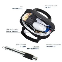 Adélie Bag - Black 26 Adélie Bag - Black -goneforarun Sales 2023 FLYTE 06 BLACK FEATURES