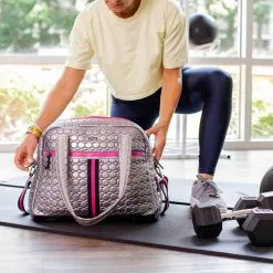Adélie Bag - Silver -goneforarun Sales 2023 FLYTE 06 SILVER GYM LIFESTYLE