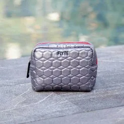 Valentina Cosmetic Case - Silver -goneforarun Sales 2023 FLYTE 11 SILVER LIFESTYLE 1