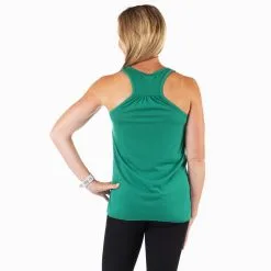 Flowy Racerback Tank Top - Will Run For Beer -goneforarun Sales 2023 GFAR GREEN FLOWY BACK 9