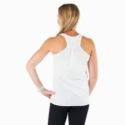 Flowy Racerback Tank Top - Love Hate Running -goneforarun Sales 2023 GFAR WHITE FLOWY BACK 8