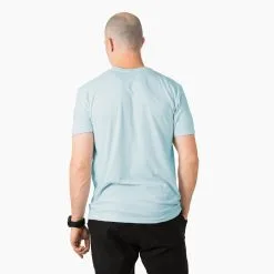 Running Short Sleeve T-Shirt - Run Repeat -goneforarun Sales 2023 LIGHTBLUESSTEE BLANK
