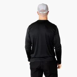 Men's Running Long Sleeve Performance Tee - Runner Arc -goneforarun Sales 2023 LSTECH M BLACK BACK GFAR 15