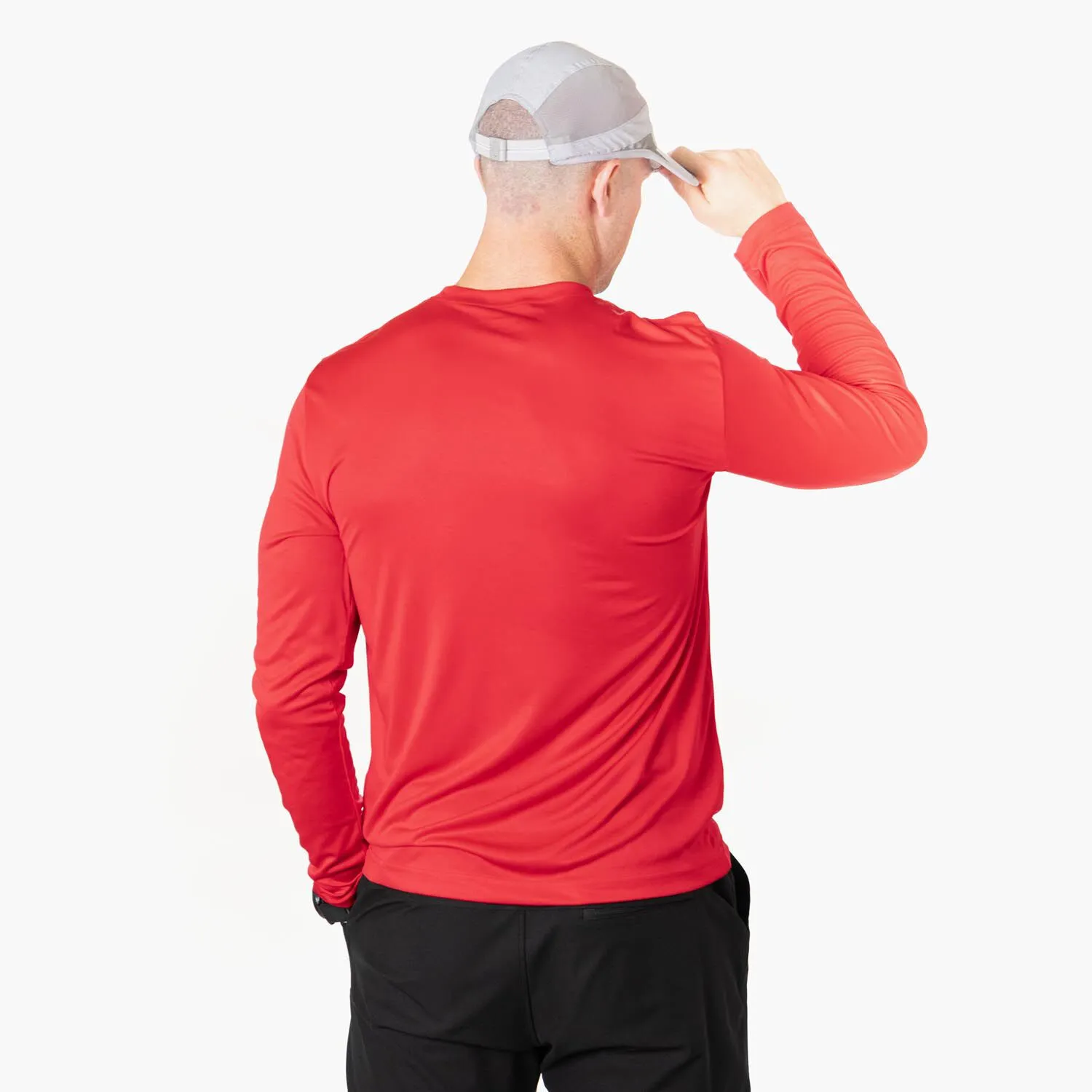 Men's Running Long Sleeve Performance Tee - Crushing Miles 5 Men's Running Long Sleeve Performance Tee - Crushing Miles - Image 3