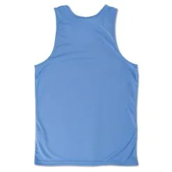 Men's Running Performance Tank Top - Run Mantra Boston -goneforarun Sales 2023 MENSPERFTANK LIGHTBLUE BACK 5