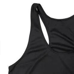 Women's Racerback Performance Tank Top - Will Run For Beer -goneforarun Sales 2023 RACERBACK BLACK CLOSEUP 8