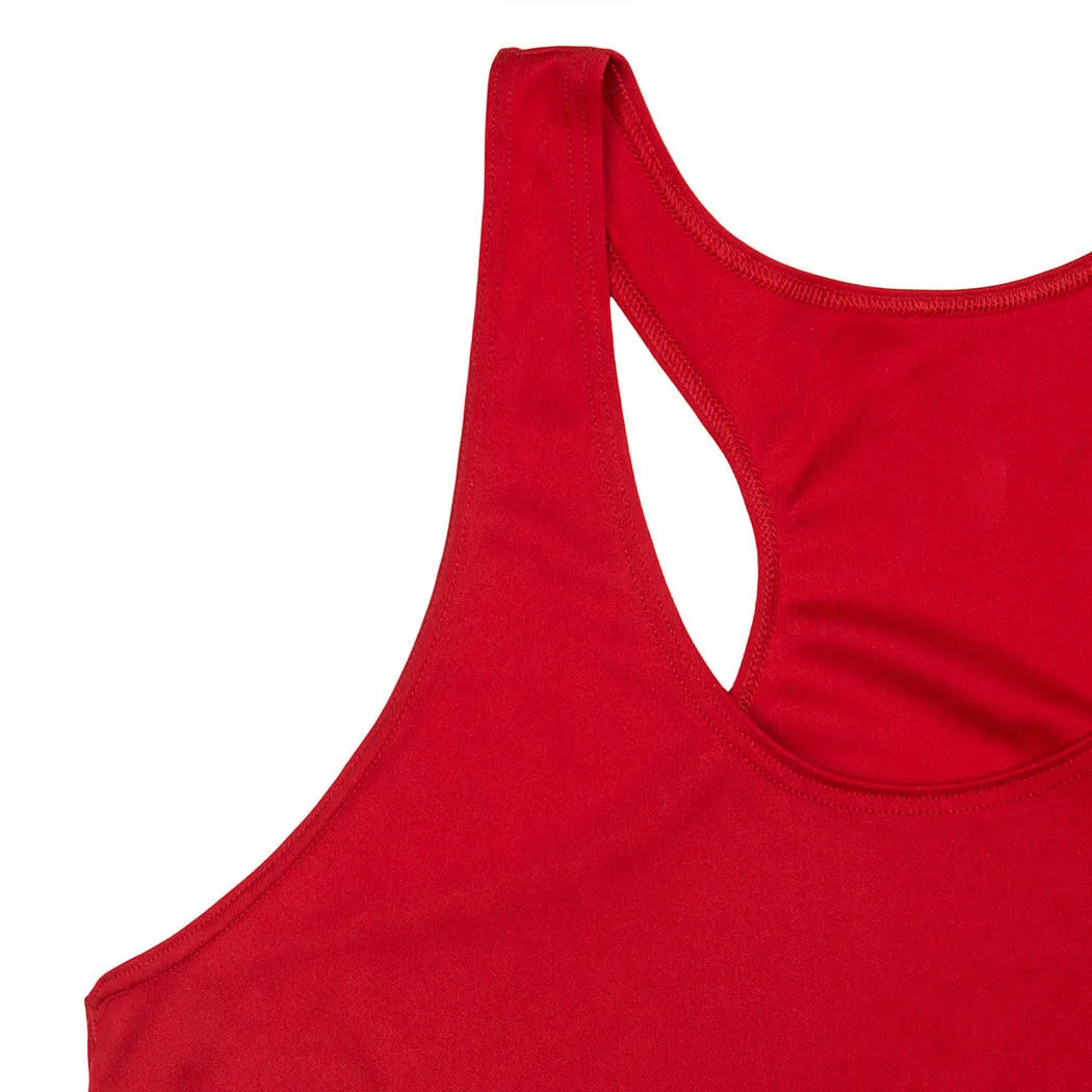 Women's Racerback Performance Tank Top - Running's My Favorite 7 Women's Racerback Performance Tank Top - Running's My Favorite - Image 5