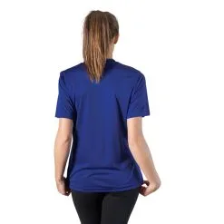 Women's Short Sleeve Tech Tee - This Is My Happy Hour -goneforarun Sales 2023 SSTECH FEMALE ROYAL BACK 21