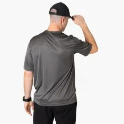 Men's Running Short Sleeve Performance Tee - Run Dirty 14 Men's Running Short Sleeve Performance Tee - Run Dirty -goneforarun Sales 2023 SSTECH M GRAPHITE BACK GFAR 7