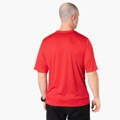 Men's Running Short Sleeve Performance Tee - Runner Christmas Tree 11 Men's Running Short Sleeve Performance Tee - Runner Christmas Tree -goneforarun Sales 2023 SSTECH M RED BACK GFAR 10
