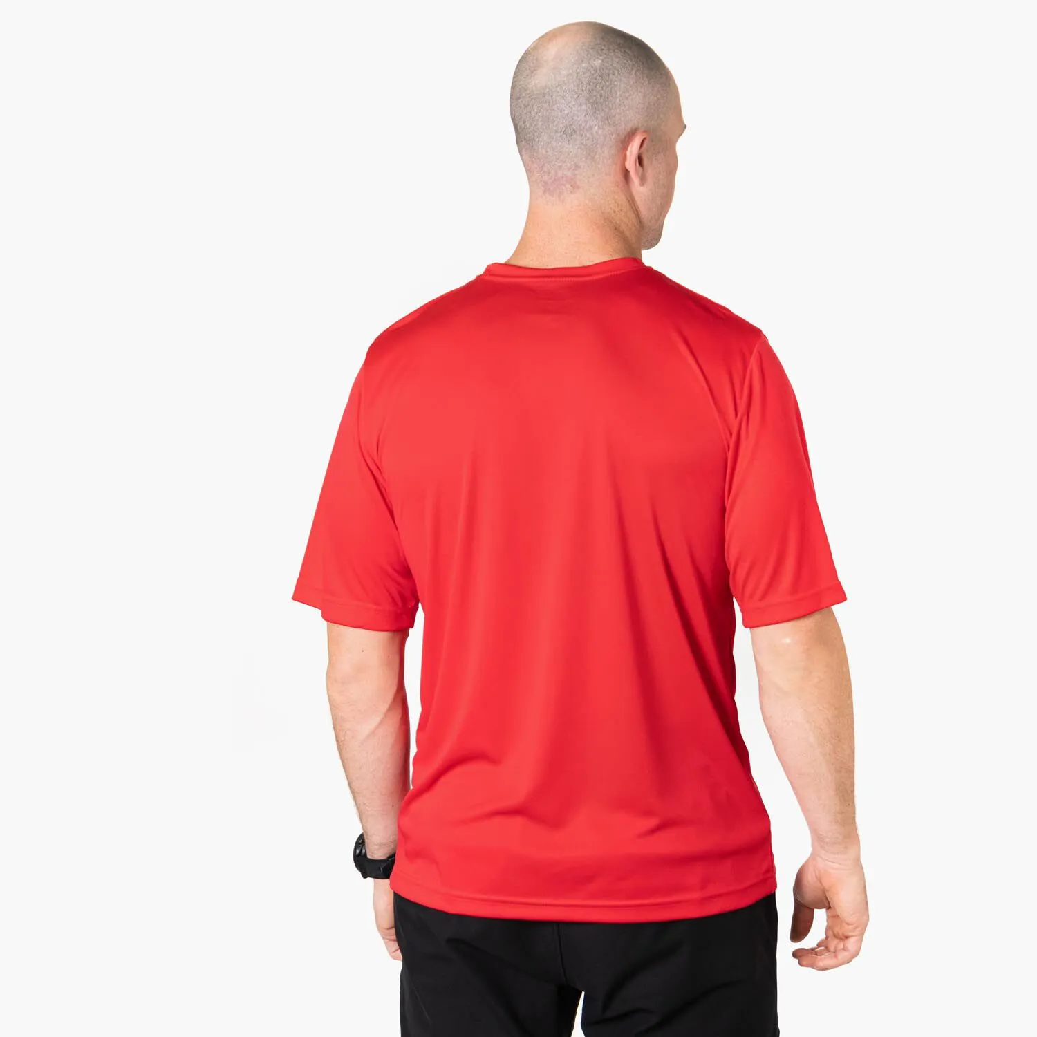 Men's Running Short Sleeve Performance Tee - 26.2 Math Miles 5 Men's Running Short Sleeve Performance Tee - 26.2 Math Miles - Image 3
