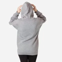 Statement Fleece Hoodie - Happy Hour -goneforarun Sales 2023 STATEMENTFLEECE FEMALE GRAY BACK 1