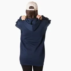 Statement Fleece Hoodie - She Believed She Could So She Did 13.1 -goneforarun Sales 2023 STATEMENTFLEECE FEMALE NAVY BACK