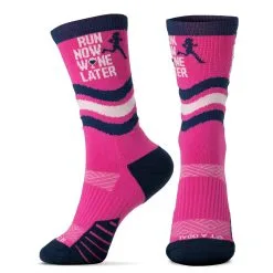 Socrates® Mid-Calf Socks - Run Now Wine Later