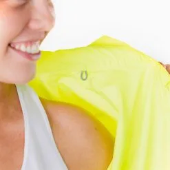 Women's Lightweight Jacket - Mountain Run -goneforarun Sales 2023 YELLOW JACKET FEMALE CLOSE 2