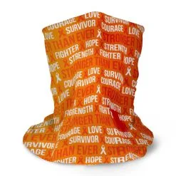 Multifunctional Headwear - Stronger Than Ever RokBAND -goneforarun Sales 2023 acs 0002 ORANGE LONG MAIN