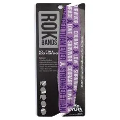 Multifunctional Headwear - Stronger Than Ever RokBAND -goneforarun Sales 2023 acs 0002 PURPLE PACKAGING