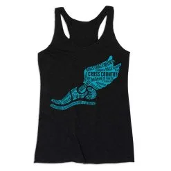 Cross Country Women's Everyday Tank Top - Winged Foot Inspirational 13 Cross Country Women's Everyday Tank Top - Winged Foot Inspirational -goneforarun Sales 2023 cc 00456 BLACK MAIN