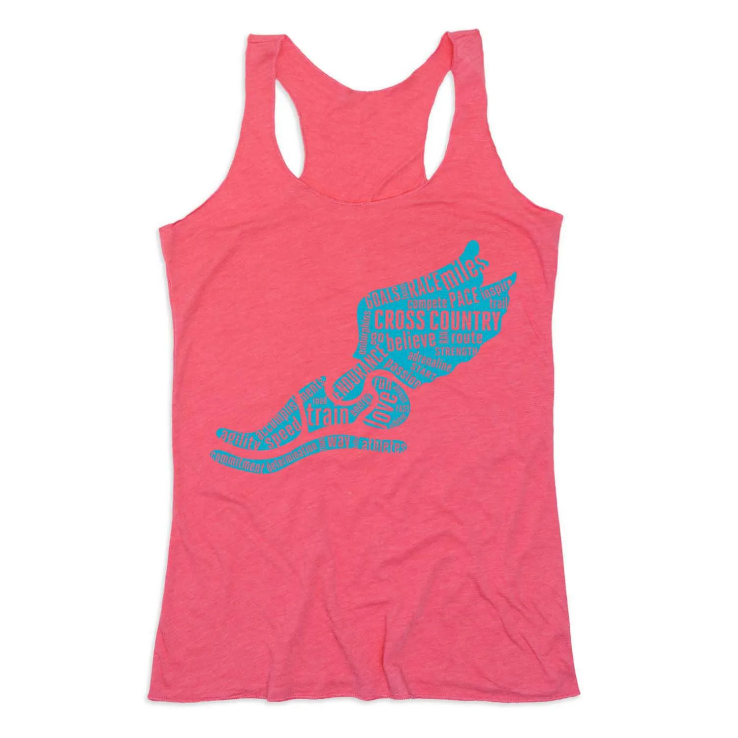 Cross Country Women's Everyday Tank Top - Winged Foot Inspirational 8 Cross Country Women's Everyday Tank Top - Winged Foot Inspirational - Image 6