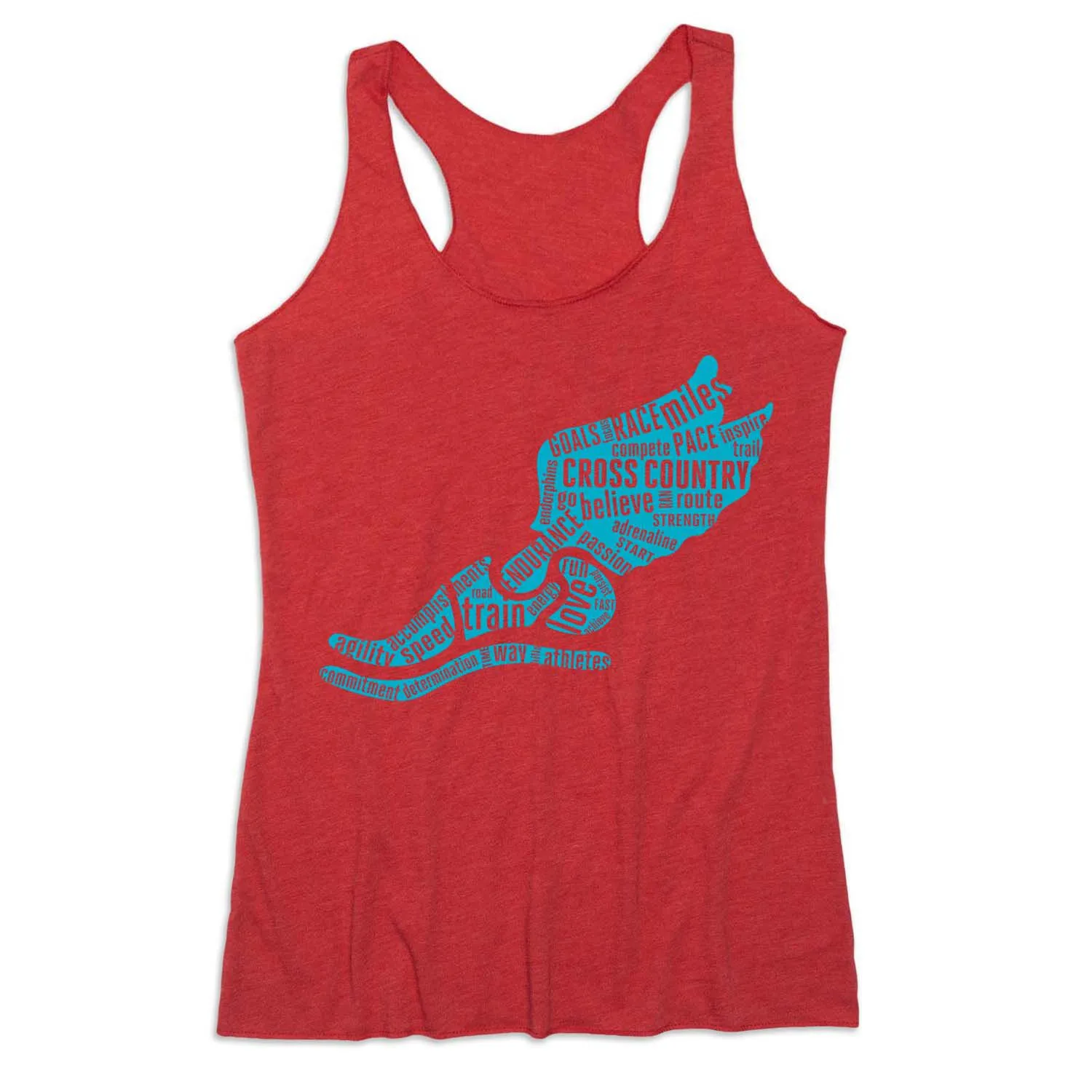 Cross Country Women's Everyday Tank Top - Winged Foot Inspirational 9 Cross Country Women's Everyday Tank Top - Winged Foot Inspirational - Image 7