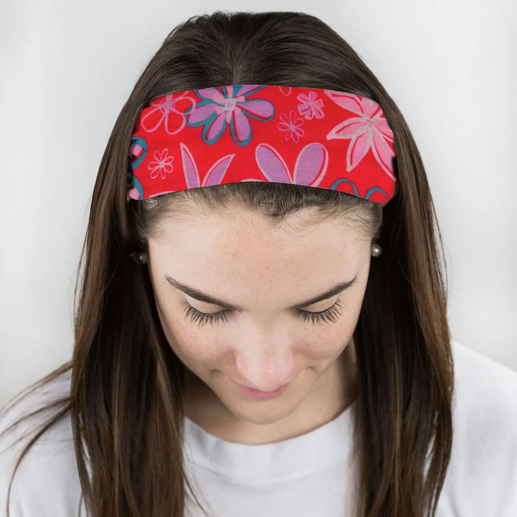 Multifunctional Headwear - Flowering Pink RokBAND 5 Multifunctional Headwear - Flowering Pink RokBAND - Image 3