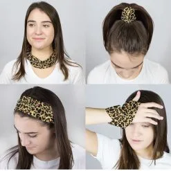 Multifunctional Headwear - Leopard RokBAND -goneforarun Sales 2023 gs 00513 FEMALECOMP