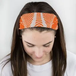 Multifunctional Headwear - Tribal Orange RokBAND -goneforarun Sales 2023 gs 00726 FEMALE1