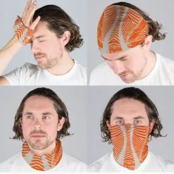 Multifunctional Headwear - Tribal Orange RokBAND -goneforarun Sales 2023 gs 00726 MALECOMP