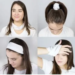 Multifunctional Headwear - Solid White RokBAND 13 Multifunctional Headwear - Solid White RokBAND -goneforarun Sales 2023 gs 00729 FEMALECOMP