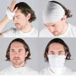 Multifunctional Headwear - Solid White RokBAND 12 Multifunctional Headwear - Solid White RokBAND -goneforarun Sales 2023 gs 00729 MALECOMP