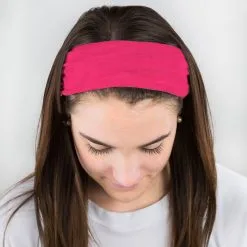 Multifunctional Headwear - Solid Fuchsia RokBAND -goneforarun Sales 2023 gs 00732 FEMALE1