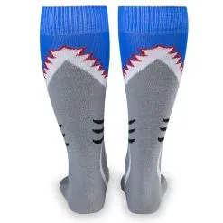 Woven Yakety Yak! Knee High Socks - Shark Attack -goneforarun Sales 2023 gs 01026 3