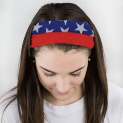 Long Multifunctional Headwear - Patriotic RokBAND -goneforarun Sales 2023 gs 09954 FEMALE1