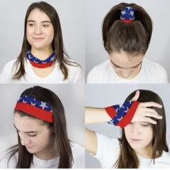 Long Multifunctional Headwear - Patriotic RokBAND -goneforarun Sales 2023 gs 09954 FEMALECOMP