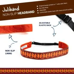 Athletic Juliband Non-Slip Headband - Pilgrim Turkeys -goneforarun Sales 2023 gs 10009 DETAILS