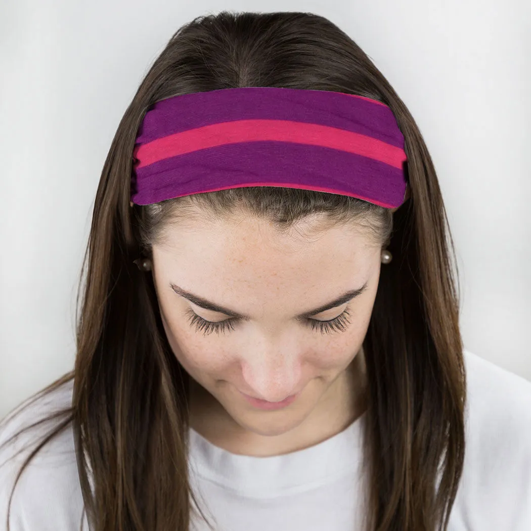 Multifunctional Headwear - Purple Stripe RokBAND 7 Multifunctional Headwear - Purple Stripe RokBAND - Image 5