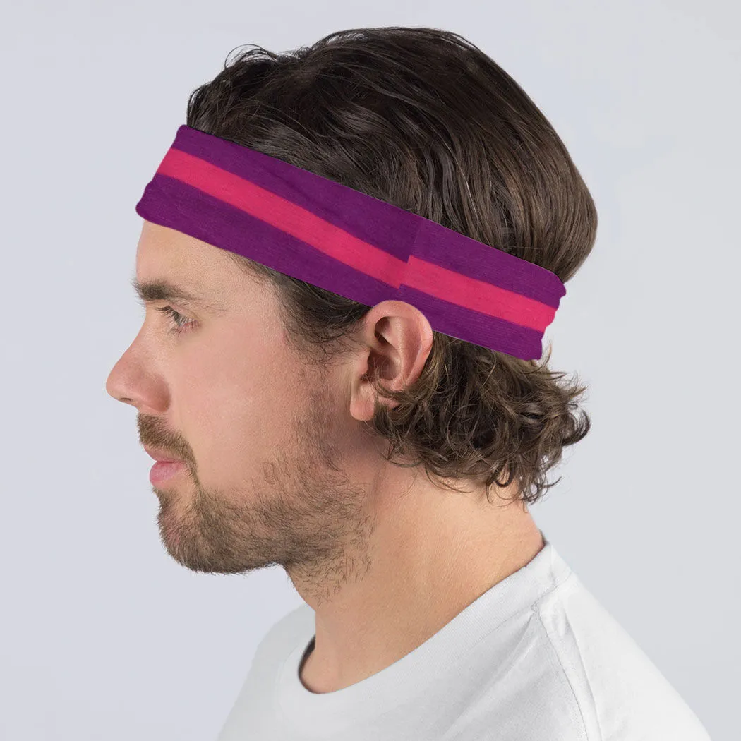 Multifunctional Headwear - Purple Stripe RokBAND 5 Multifunctional Headwear - Purple Stripe RokBAND - Image 3