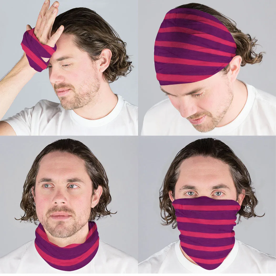 Multifunctional Headwear - Purple Stripe RokBAND 4 Multifunctional Headwear - Purple Stripe RokBAND - Image 2