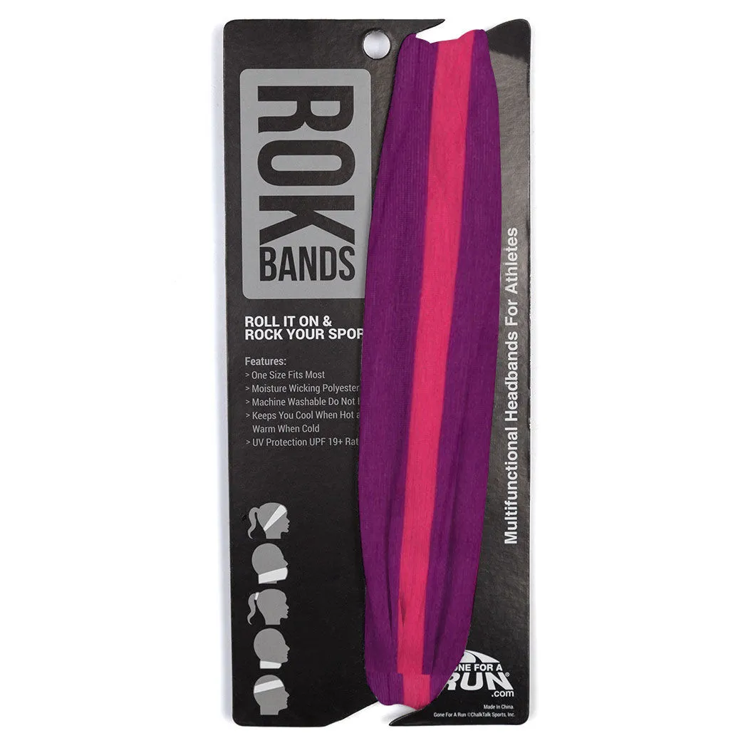 Multifunctional Headwear - Purple Stripe RokBAND 9 Multifunctional Headwear - Purple Stripe RokBAND - Image 7