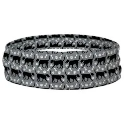 Multifunctional Headwear - Black Labrador RokBAND -goneforarun Sales 2023 gs 11462 GRAY RING