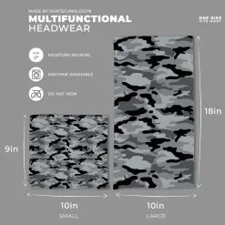 Multifunctional Headwear - Camouflage RokBAND 17 Multifunctional Headwear - Camouflage RokBAND -goneforarun Sales 2023 gs 11465 GRAY DETAILS