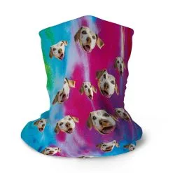 Multifunctional Headwear - Custom Dog Face RokBAND -goneforarun Sales 2023 gs 11471 LONG TIEDYE MAIN