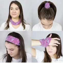 Multifunctional Headwear - Paint Swirl RokBAND -goneforarun Sales 2023 gs 11485 PINK FEMALECOMP