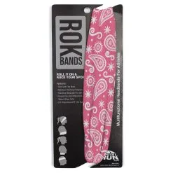 Multifunctional Headwear - Paisley RokBAND -goneforarun Sales 2023 gs 11486 PINK PACKAGING
