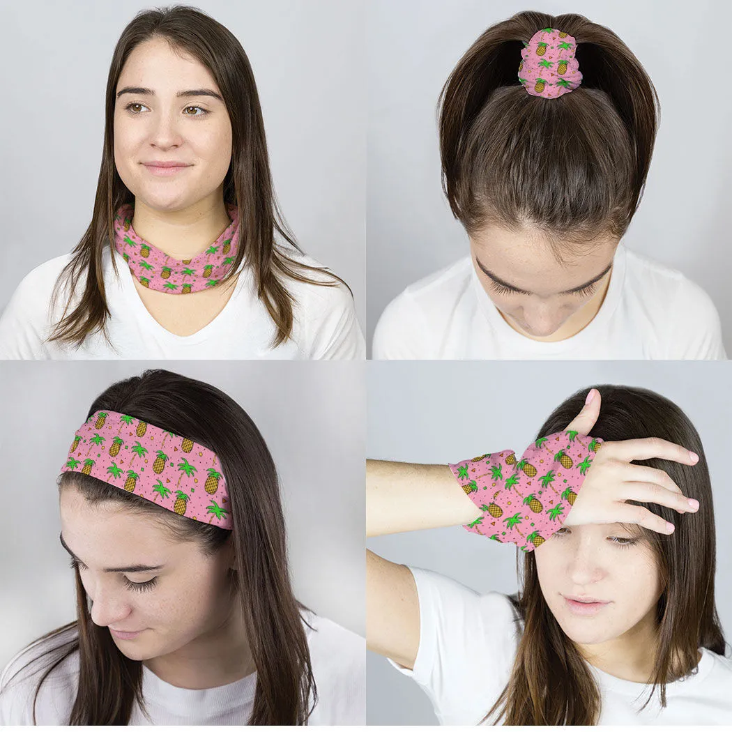 Multifunctional Headwear - Palm Trees And Pineapples RokBAND 4 Multifunctional Headwear - Palm Trees And Pineapples RokBAND - Image 2