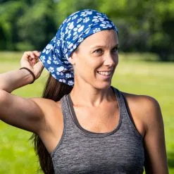 Multifunctional Headwear - Paw Prints RokBAND -goneforarun Sales 2023 gs 11488 LONG NAVY LIFESTYLEFEMALE4