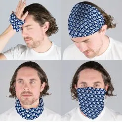Multifunctional Headwear - Paw Prints RokBAND -goneforarun Sales 2023 gs 11488 NAVY MALECOMP