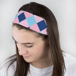 Multifunctional Headwear - Preppy Quilt Pattern RokBAND -goneforarun Sales 2023 gs 11491 FEMALE2