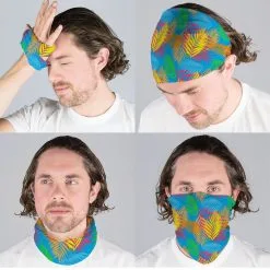 Multifunctional Headwear - Tropical Palm Pattern RokBAND -goneforarun Sales 2023 gs 11494 MALECOMP